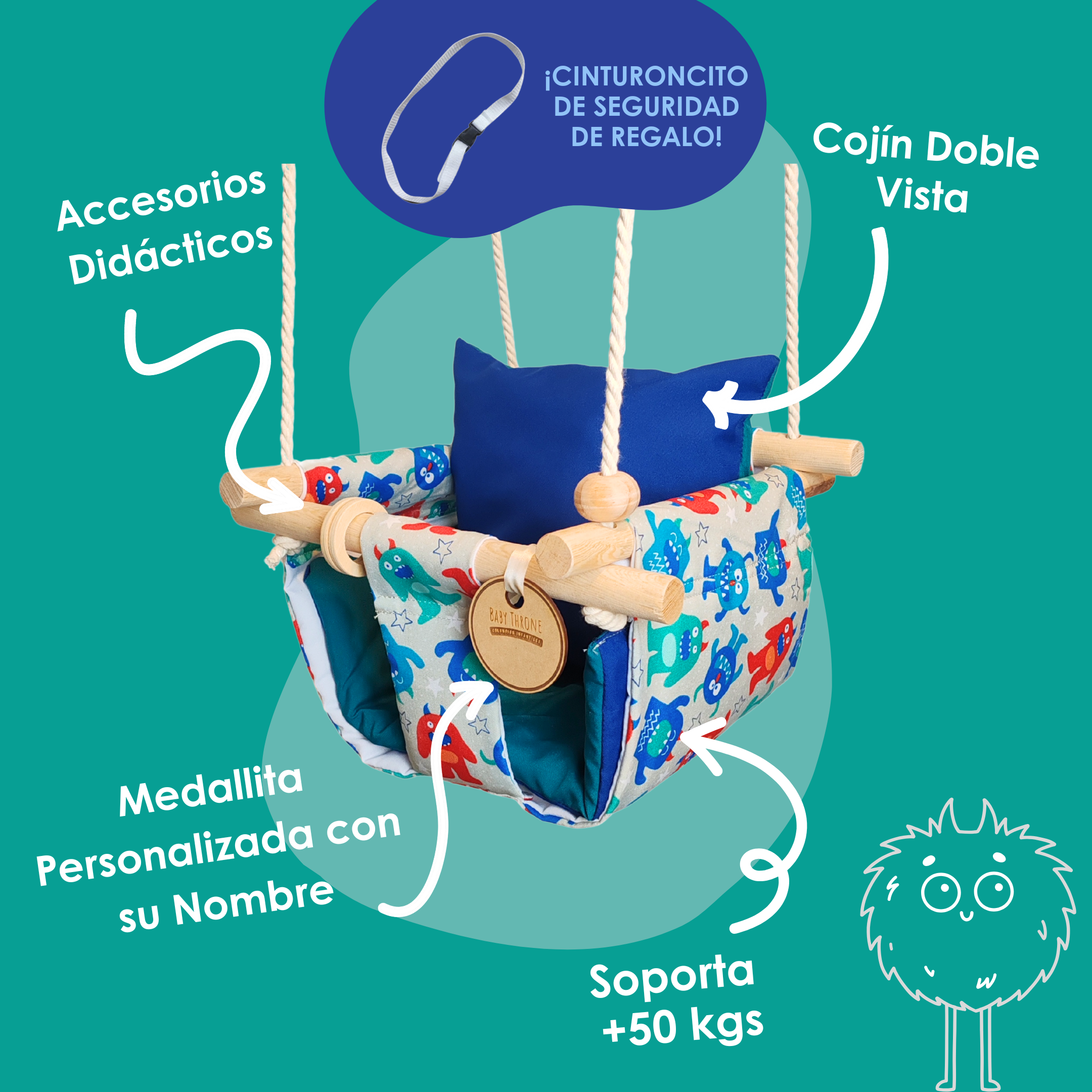 Columpio Mounstritos 👻 (PROMO 30%)