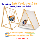 Base Evolutiva 2 en 1 Para Columpio y Tipi