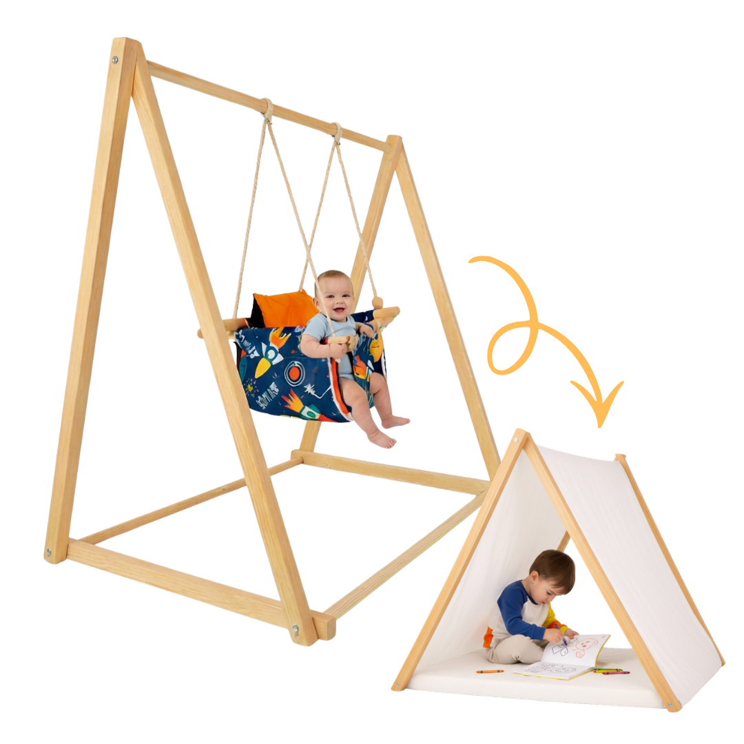 Base Evolutiva 2 en 1 Para Columpio y Tipi