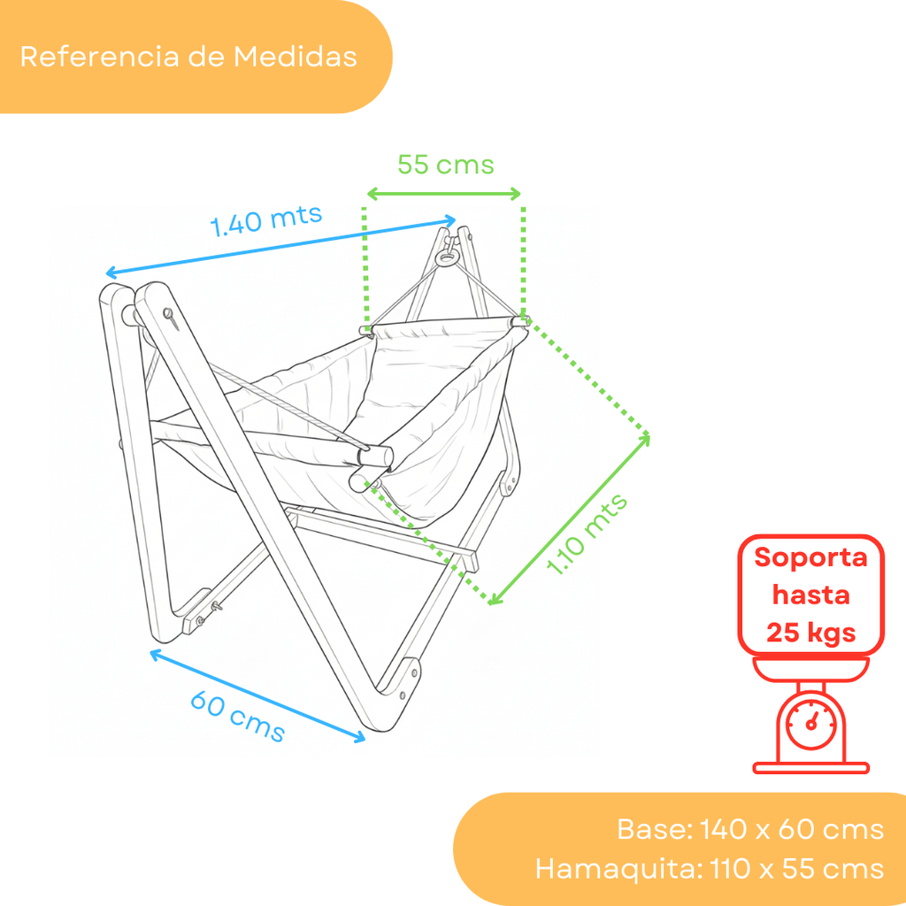 Hamaquita Azul Navy 🏷️(PROMO 30%)