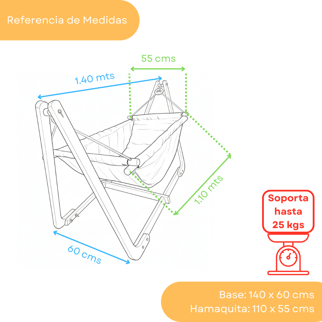 Hamaquita Azul Navy 🏷️(PROMO 30%)